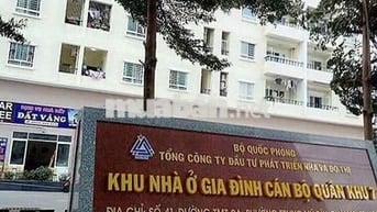 Cho thuê chung cư quân khu 7 3PN 2WC Sơn mới giá 7 triệu