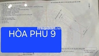 🔴💥Bán đất mặt tiền đường Hòa Phú 9 - Vị trí đẹp -Đường 7,5m.