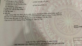 Ngộp tài chính-đang hấp hối cần bán nhà gấp 745/280 Quang Trung,Gò Vấp