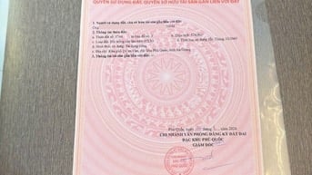 BÁN ĐẤT CỬA CẠN PHÚ QUỐC – ĐẤT ĐẸP CÓ SUỐI, ĐƯỜNG 16M – GIÁ TỐT