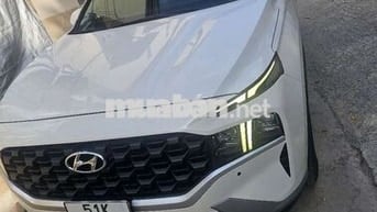 Hyundai Santa Fe 2022 Dầu 78000 km Trắng