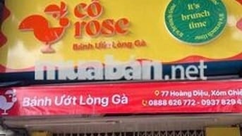 Cho thuê mặt bằng mặt tiền đường Hoàng Diệu