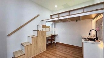 phòng duplex rộng 30m2 ở được 3-4 người full nội thất hiện đại