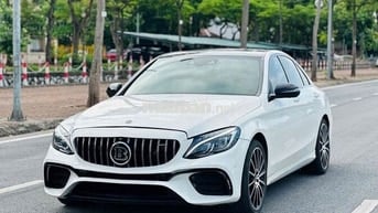 Mercedes C300 AMG 2017 Trắng lên 100tr tiền đồ