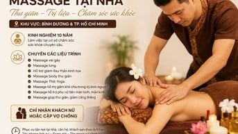 NHẬN MASSAGE TẠI NHÀ – BÌNH DƯƠNG & TP. HỒ CHÍ MINH