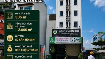 Bán tòa nhà căn hộ MT Hà Huy Giáp 