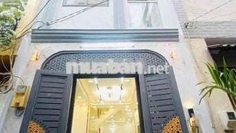 🛑NHÀ MỚI  XÂY,  HẺM Ô TÔ- 4 TẦNG-  HƯNG PHÚ, P.10, Q.8