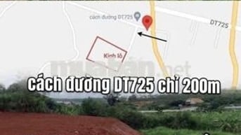 Bán lô đất 800m2 cách đường DT725 200m