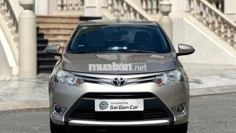 Toyota Vios E CVT 2016 Vàng Cát 100000 km