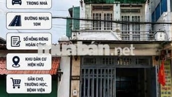 Chính chủ bán nhà Huỳnh Thị Hai, 91,4m², gara ô tô, đường 10m