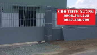 Nhà xưởng cho thuê phường an phú đông quận 12 dt:: 1400m giá 70 triêu