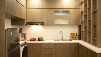 Căn hộ 1 ngủ nội thất mới cho thuê phố Linh Lang gần Lotte siêu đẹp
