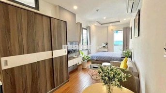 Căn hộ studio có nội thất - có bancon và dịch vụ dọn phòng- Hồ Hảo Hớn