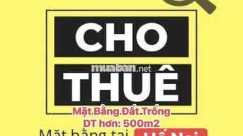 Cho Thuê MB (đất trống, thổ cư 100%) hơn 500m2 - P.Hố Nai - Giá: 10tr
