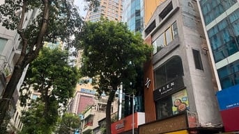 Cho thuê toà nhà mặt phố Triệu Việt Vương dt 150 mv 9 tâng. giá 250 tr