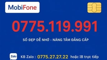 Sim số đẹp, phong thủy, dễ nhớ