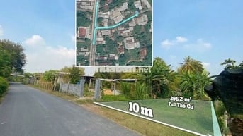 Bán đất thổ cư 296,2m² - An Phú Củ Chi -  Sổ riêng - Chính chủ 2,9 tỷ