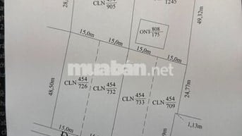 Bán nền 2 mặt tiền đường đá xanh