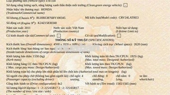 Honda CR-V 2011 Tự động Nâu