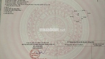 Chính chủ bán đất mặt tiền Tân Bửu giáp Bình chánh