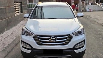 Hyundai Santafe 2016 máy dầu màu trắng