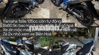Yamaha Exciter 135cc Côn tự động Bạc, Xanh Zin êm