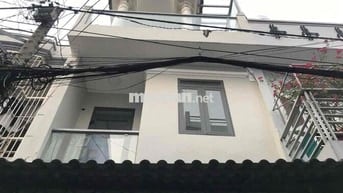 nhà 4 x 14, đúc 2 lầu , hẻm 4m 1/ phạm văn chiêu , p9