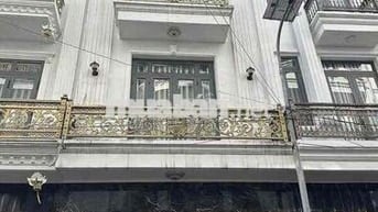 Nhà thuê (4m x 13m) 3 tầng có 4 phòng ngủ 5 vệ sinh hẻm nhựa 6m