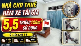 CHO THUÊ NHÀ | LIÊN KHU 1 6 - BÌNH TRỊ ĐÔNG - Q. BÌNH TÂN