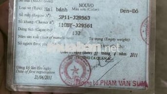 Yamaha Nouvo 2011 Đen-Đỏ