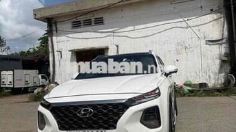 Hyundai Santa Fe 2019 Dầu Tự động 100000 km Trắng