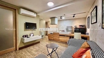 CHO THUÊ CĂN HỘ 1PN BẾP RỘNG RÃI CÓ BANCOL FULL_NỘI THẤT THANG MÁY