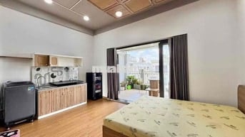 STUDIO 35m2 BAN CÔNG GẦN ĐẠI HỌC HUFLIT FULL NỘI THẤT NHƯ HÌNH