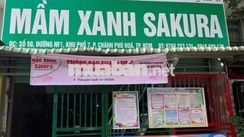 Bán nhà 3 tầng đang cho thuê làm trường mầm non