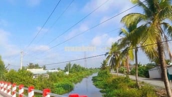 Hàng F0, chỉ 320tr sở hữu 500m² đất vườn view kênh