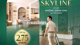 Green Skyline bán 2PN2WC 66m2 view Đông Nam bàn giao full nội thất