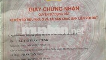 BÁN ĐẤT TAI CHỢ HÀM NINH PHÚ QUỐC