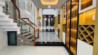 NHÀ ĐẸP MỚI XÂY DỰNG LÊ VĂN QUỚI 5TẦNG DTS 270M2 NHỈNH 7đ