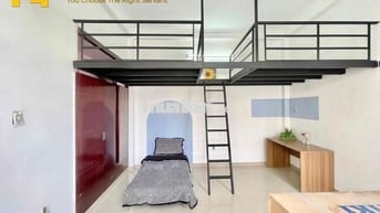 Phòng 35m2 bancol full nội thất ngay công viên Làng Hoa
