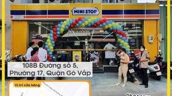 CHO THUÊ MẶT BẰNG MẶT TIỀN ĐƯỜNG SỐ 5 PHƯỜNG GÒ VẤP