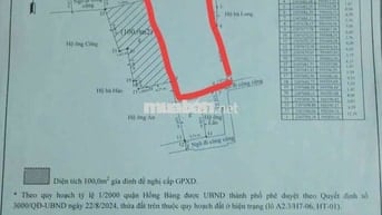 Chính chủ bán 170m²đất Vạn Kiếp. Quỹ đất lớn hiếm có sát sông Tam Bạc