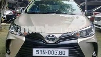 Toyota Vios E_CVT 2021 Vàng cát 87000 km