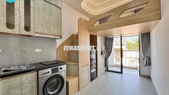 CHO THUÊ PHÒNG FULL NỘI THẤT BAN CÔNG, NGAY LÊ ĐỨC THỌ QUA VLU, BỘ IUH