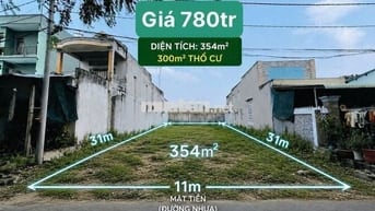 Cần tiền làm ăn nên BÁN GẤP lô sẵn thổ cư 300m , mặt tiền nhựa