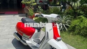 Lambretta G350 Trắng Đỏ odo 330 km xe như mới !!