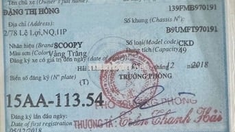 Honda Scoopy 2018 Vàng trắng 49cc