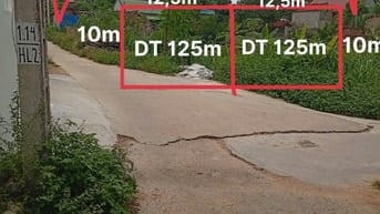 Chính Chủ Bán Gấp Lô Đất SĐCC 125m2. MT 10. Oto Đỗ Cửa. Giá Cực rẻ.