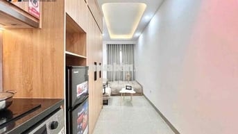 CĂN HỘ MINI MỚI 100%, BAN CÔNG,CỬA SỔ FULL NỘI THẤT CAO CẤP, Ở LIỀN