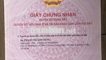 🏡 CHÍNH CHỦ CẦN BÁN NHÀ GÒ VẤP – HẺM XE TẢI 5M – VỪA Ở VỪA CÓ THU NHẬP