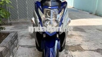 Yamaha Nouvo SX 2015 125cc xanh bạc bs43, máy rin